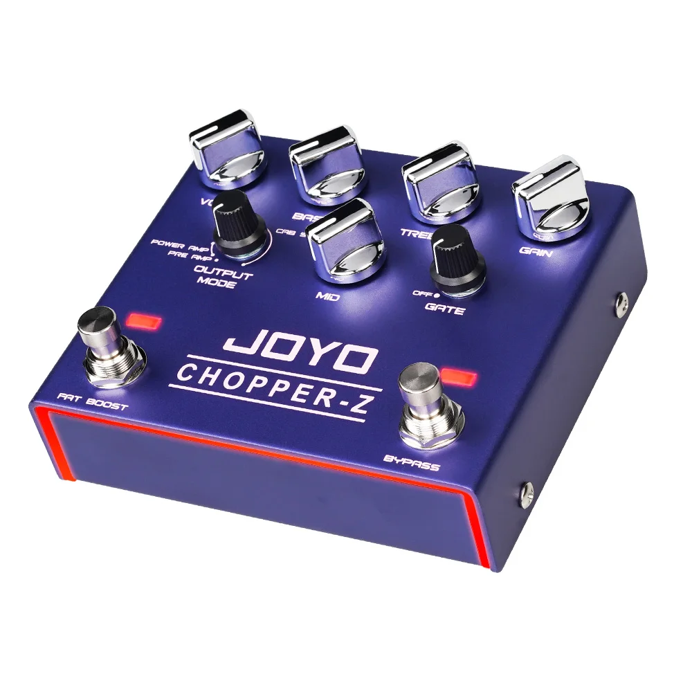 R-18 CHOPPER-Z Distortion Guitar Pedal with Preamp Mode and Noise Gate Effect Mo