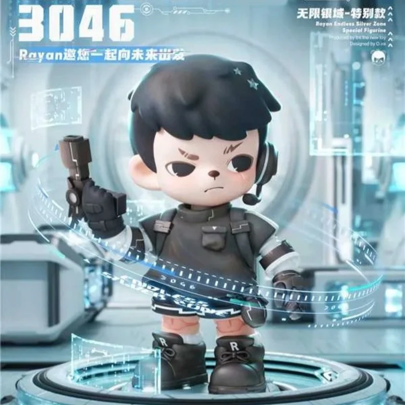 【TNT】Rayan サイバーシティ3046 ストーカー同柄シャークストラップ New Tnt Space Genuine Rayan Figure Unlimited Silver Domain 3046