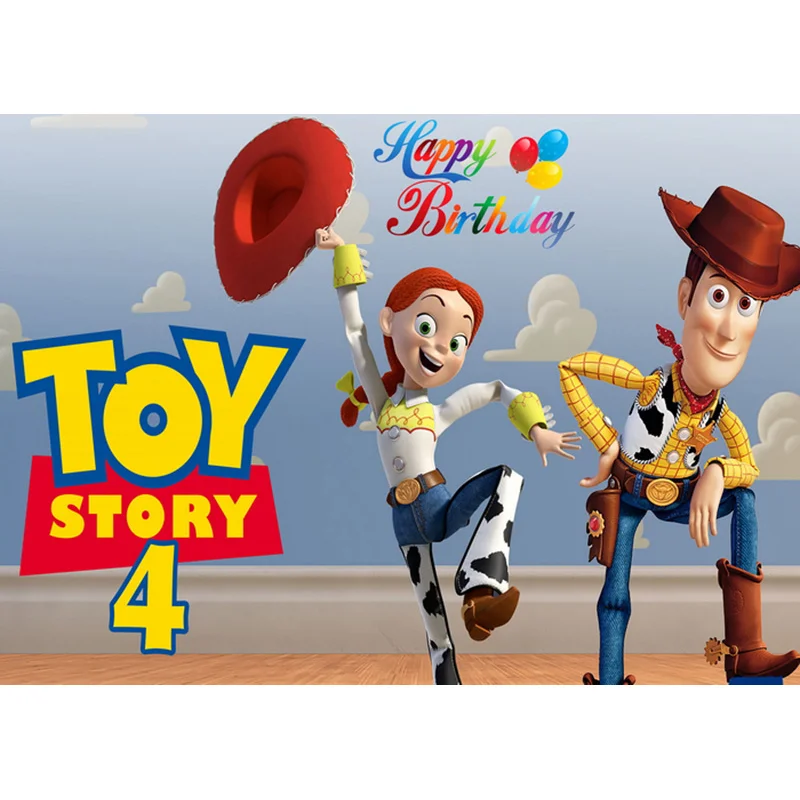 Décoration Fête Toy Story - Accessoires Pieds Woody, Jessie, Lightyear - Cutouts Carton