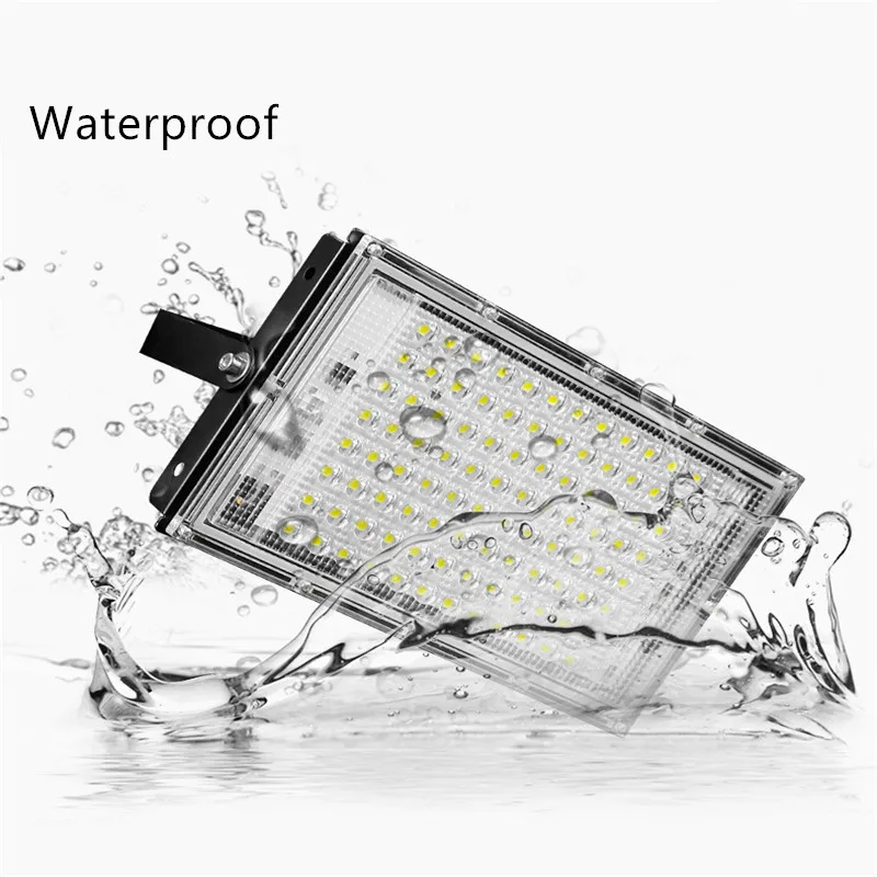 야외 방수 태양광 투광 램프, 정원 거리 풍경 스포트라이트, 벽 조명, 50 W, 100 W, 200W, 30 