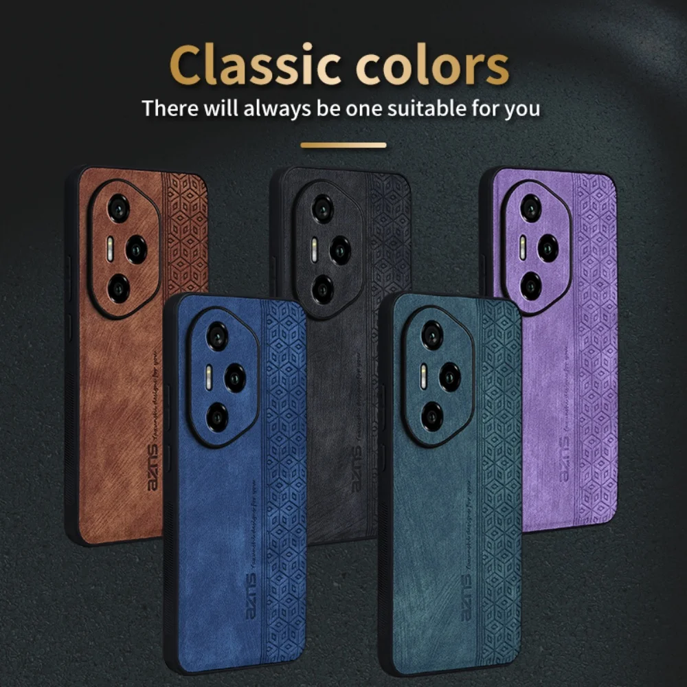 Luxury Leather Business Phone Case - Shockproof Soft Cover