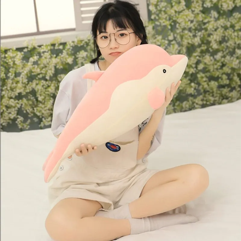 35cm Stuffed Dolphin Plush Toy Soft Cute Animal Dolls Sofa Decoration Baby Pillow Cushion for Kids Children Gifts 4