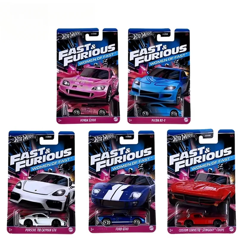 Mobil Hot Wheels asli Fast Furious 1:64 mainan anak laki-laki