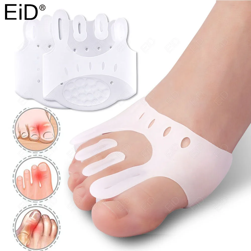 Eid fünf Zehen schutz Ärmel Bunion Pads Kissen atmungsaktive Zehen schutz Silikon Zehen abdeckungen zum Schutz von ein gewachsenen Zehennägeln