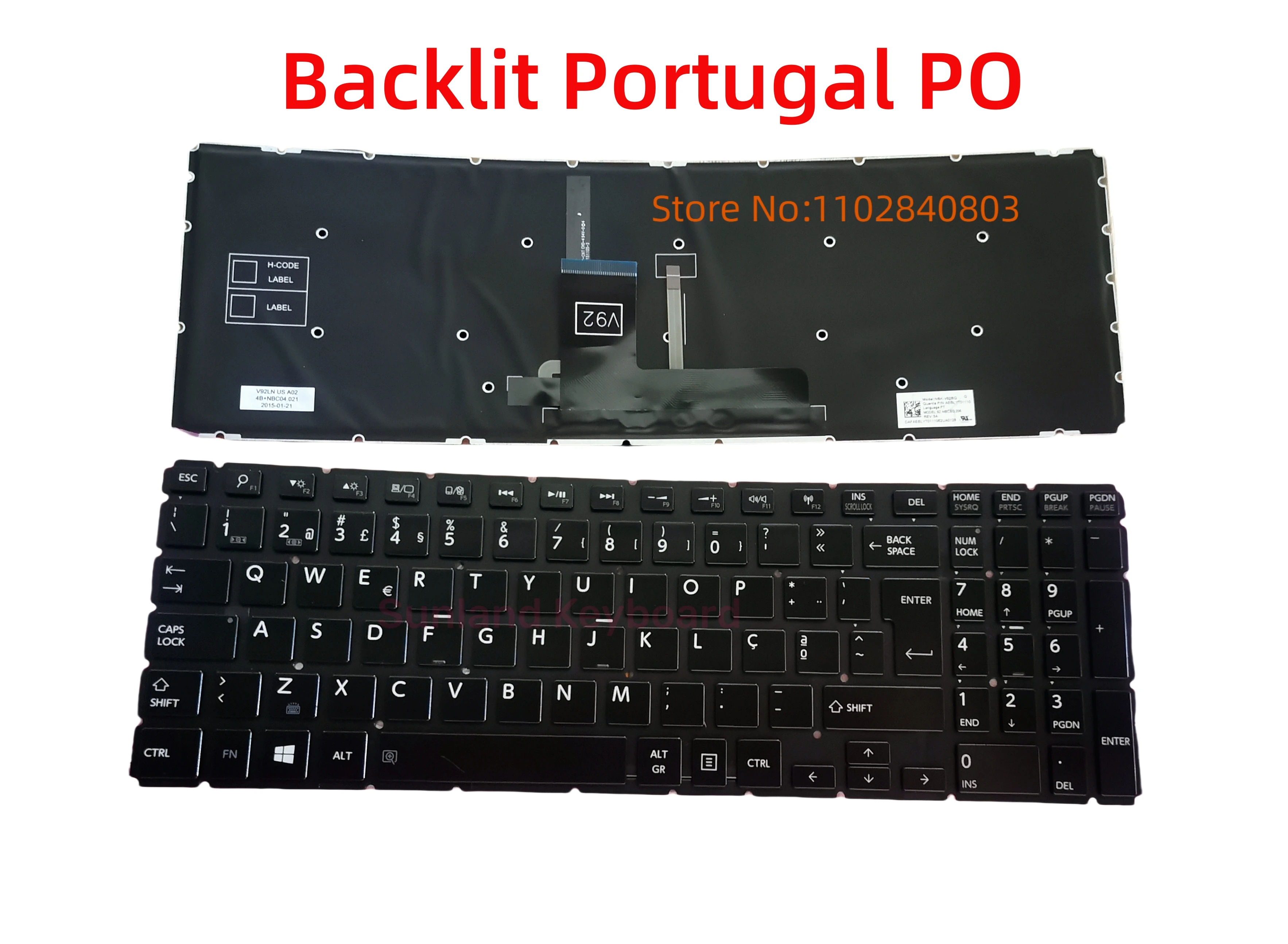 NEW Original US UK TR PO PT BE GR AR SP LA For Toshiba Satellite L50-B L50-B-17 L50D-B L50T-B P55W-B P55W-C S50-B L55C Keyboard