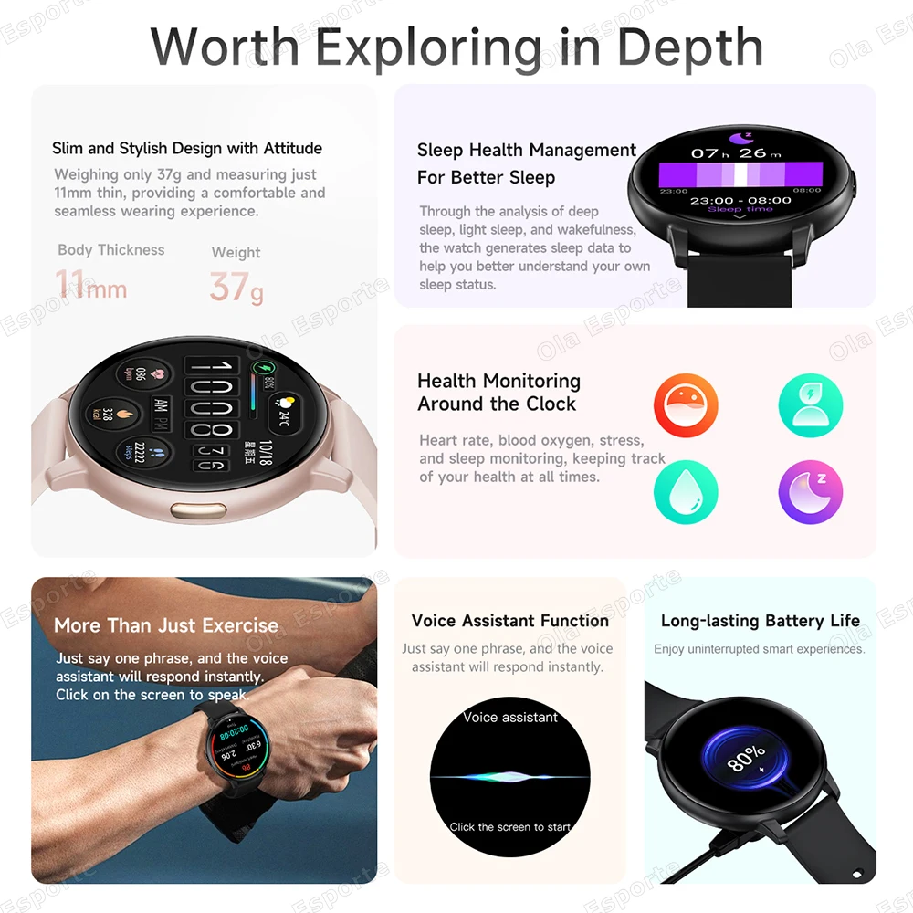 New Smart Watch 2025 Women Men Lady Gift Sports Fitness Watches Heart Rate Monitor BT Call Waterproof Smartwatch For Android IOS
