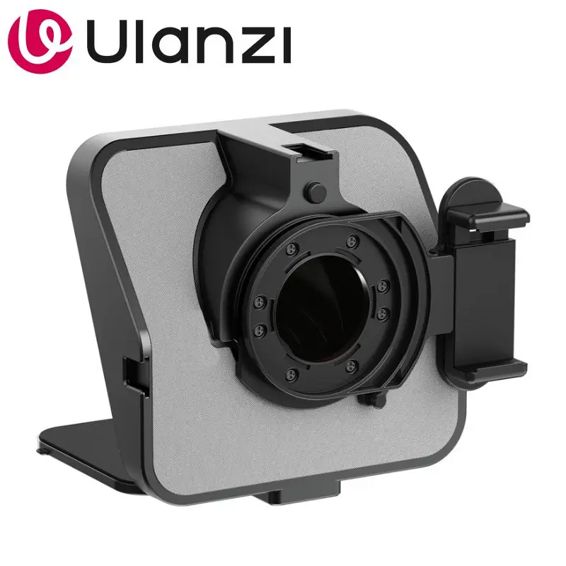 Ulanzi RT02 Teleprompter Foldable No Light Leak Baffle Phone Camera Laptop Compatible For Live Stream Vlog Interview