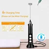 Electric Foamer Mixer Whisk Beater Stirrer 3-Speeds Coffee Milk Drink Frother USB Rechargeable Handheld Food Blender Whisk 2