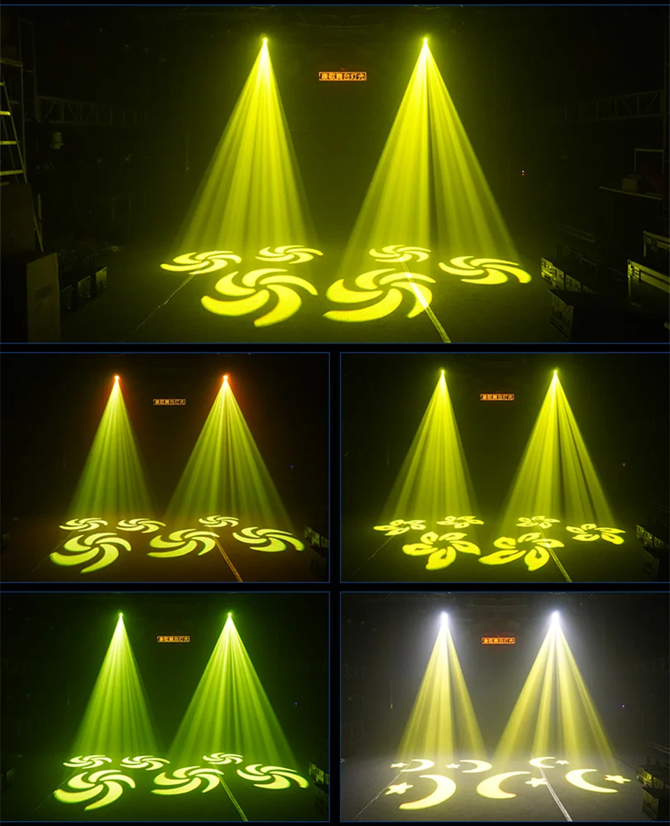 Led Shake Head Light 80W Moving Head Pattern Lights DJ Disco Stage Moving head E