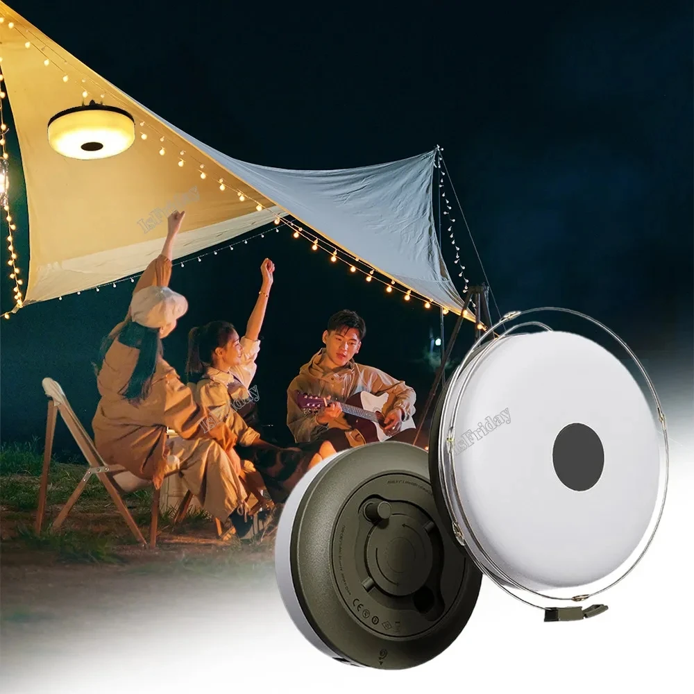 Multifunctional Portable Camping Light Outdoor Atmosphere Tent Decoration LED Light String with Campsite Color Light String IP67 adjustable starlight projectors with remote control timing function atmosphere ceiling night light decoration luminaires gift