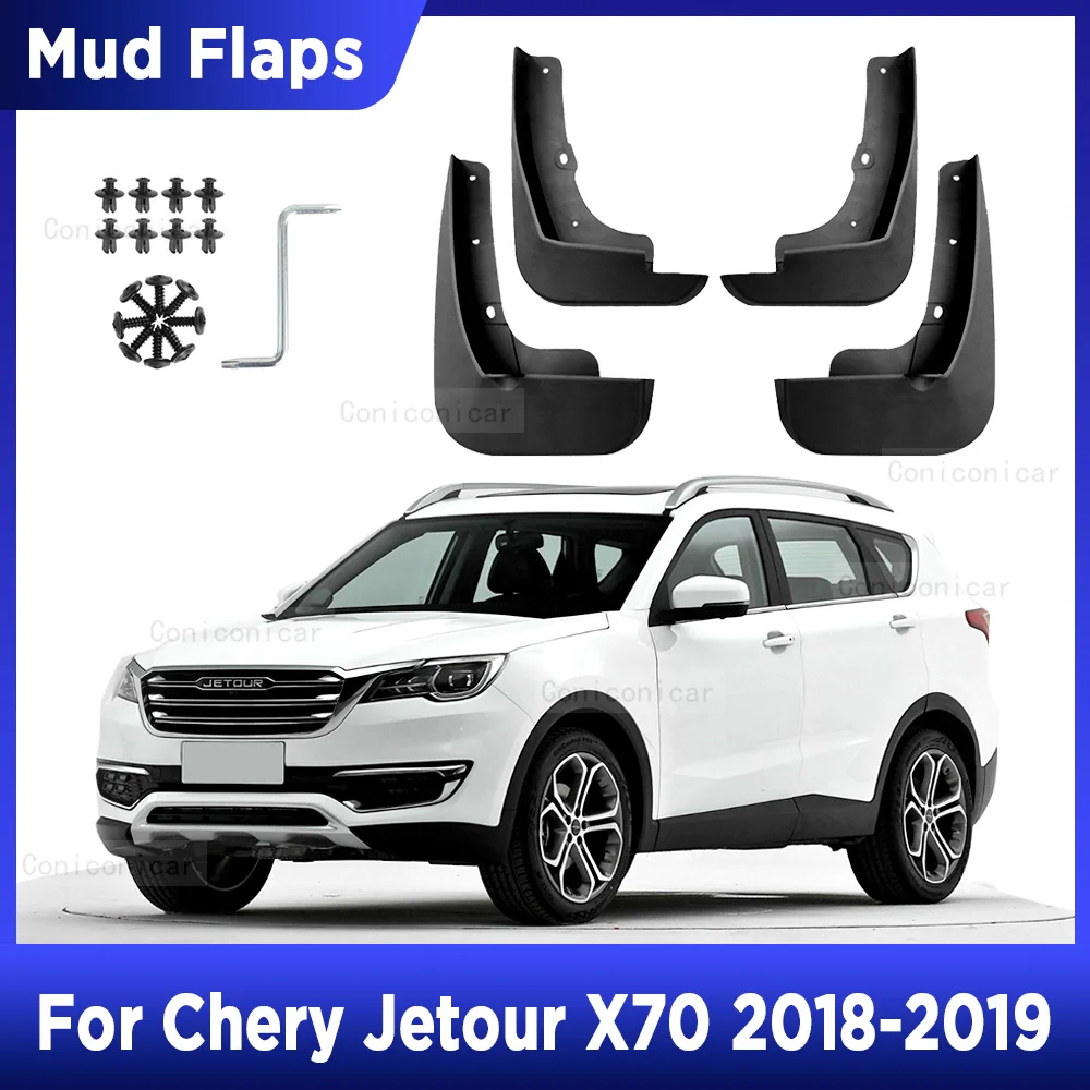 

4 шт., брызговики для Chery Jetour X70 2018 2019