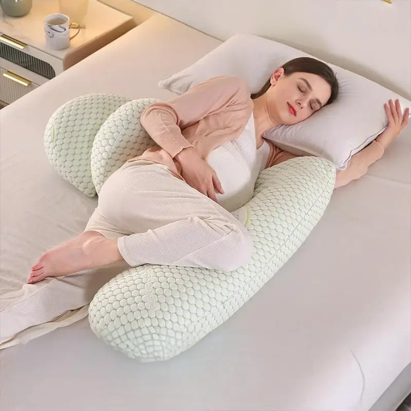 Pregnant Pillows WomanMaternity Body Fatigue Cushion Adjustable Sleeping Pregnancy Support Pillow Case U Shape to Sleep