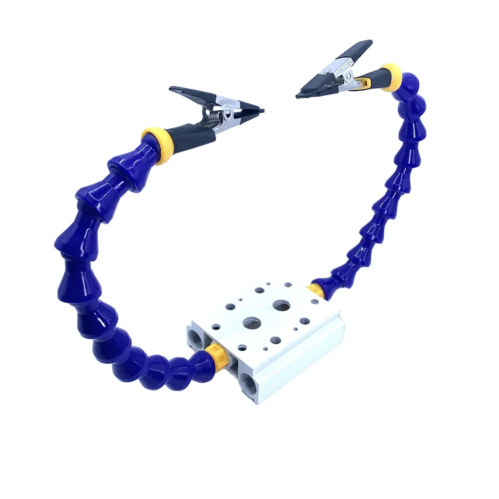 Versatile Table Clamp Soldering & Welding Station with Flexible Arms