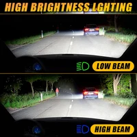 2Pc 5000W High Power H7 H4 LED Bulb Turbo Headlight 6500K 5000000LM 12V 24V CSP Powerful Best H4 LED Diode approved H7 Mini Lamp - Image 4
