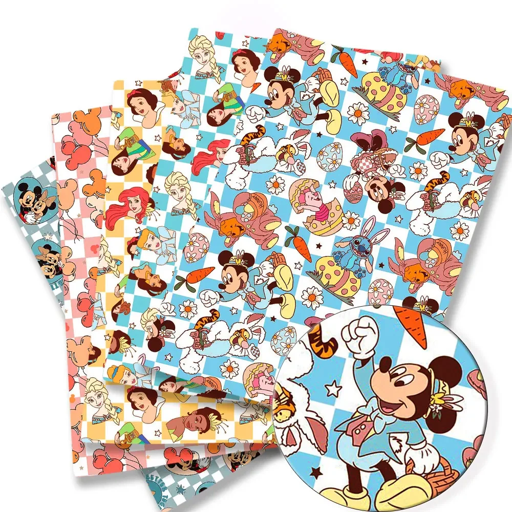 Feuilles Décoratives Disney Pâques Mickey Princesses