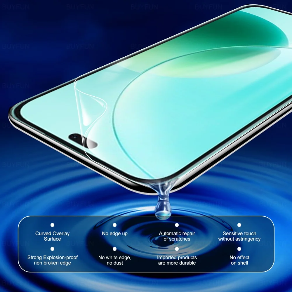 Enhanced Hydrogel Film Screen Protector - 1~3pcs, Full Soft Film, Case Friendly
