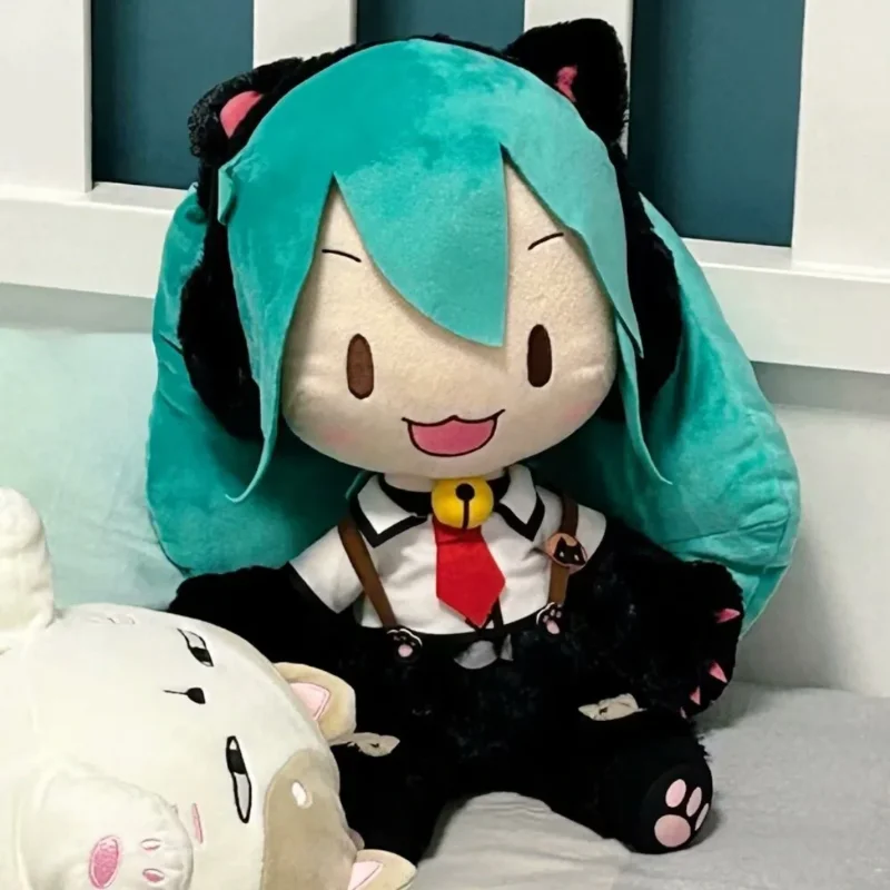 Anime Miku Fufu Plush Toys Kitty Collection Miku Stuffed Dolls Hobbies Collect Toys Kawaii Room Decor Kids Birthday Gifts - 3