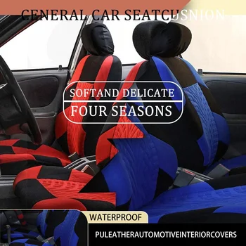 Coprisedili Auto Completi, Set Anteriore Diviso e Posteriore, Universali, Traspiranti in Poliestere per SUV, Berlina, Furgone, Coperture per Interni Auto
