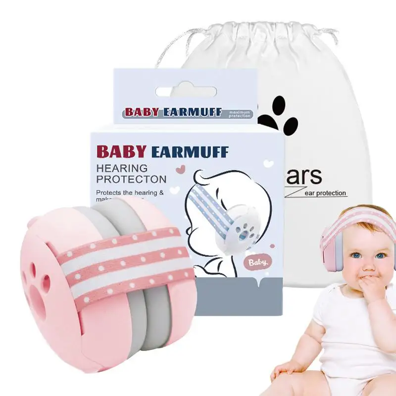 

Kids Ear Protection Earmuffs Noise Cancelling Sound Proof Earmuffs Noise Cancelling Headphones with Elastic Headband Hearing