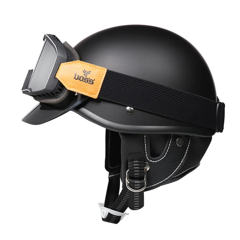 

Open half Face helmet Scooter Bike type Retro Motorcycle Helmet Korea Type Vintage Kore Motorbike Crash Moto