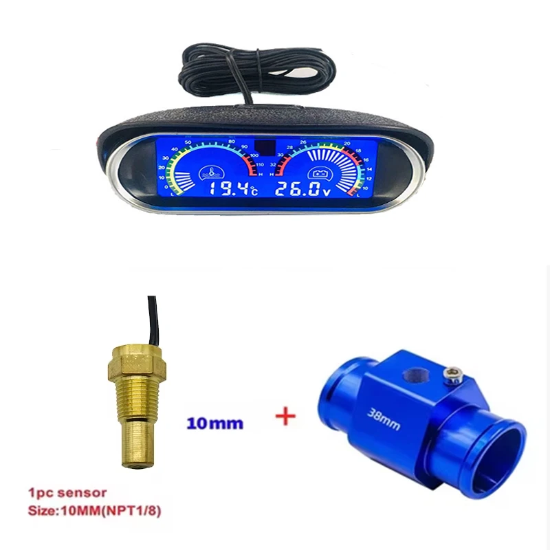 ตัวเลือกสินค้า เครื่องวัดอุณหภูมิน้ำดิจิตอล 24V พร้อมเซ็นเซอร์ 1/8NPT