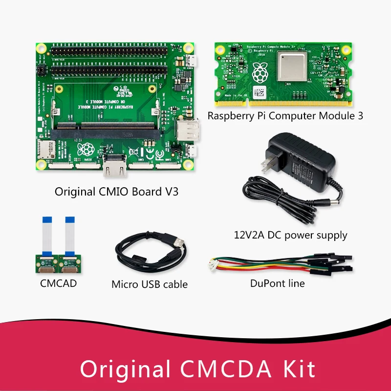 Raspberry Pi Compute Module 3 CM3+ Lite/8GB/16GB/32GB eMMC Flash Memory Broadcom CM3 CM1 Original CMIO Board IOT Gateway Kit raspberry pi single board computer mini development board emmc module