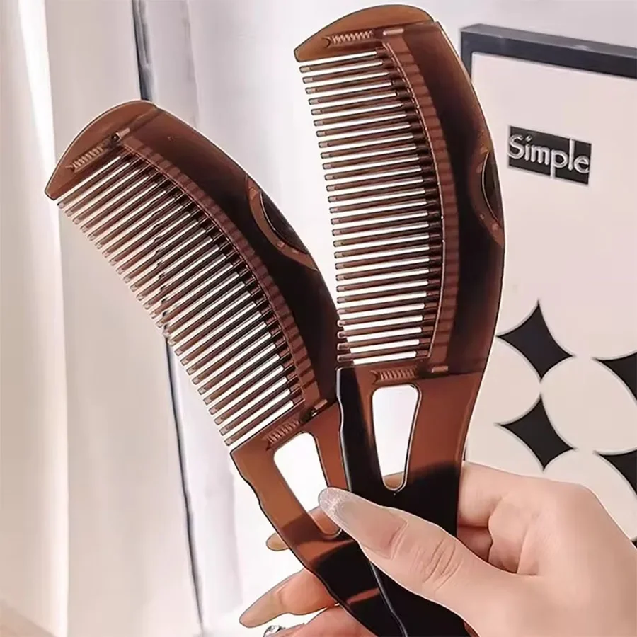 Schuppen-Entfernungs-Kämme für die Kopfhaut Selbstreinigende Antistatische Massagebürsten Friseur-Styling-Werkzeuge – Detail 6