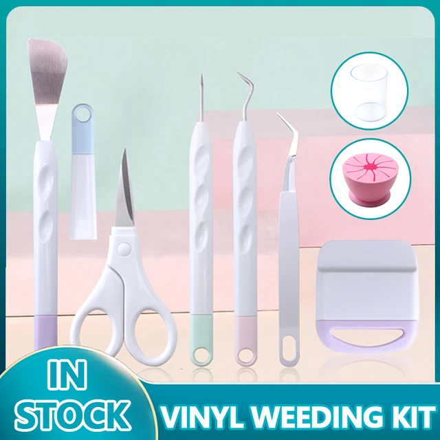 7 Pieces Craft Weeding Tools, Craft Basic Set Vinyl Tools Kit For Adhesive  Vinyl, Silhouettes, Cameos, Lettering - Diy Craft Supplies - AliExpress