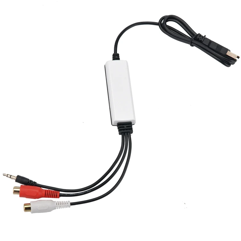 216 USB Audio Capture Grabber Card Cassette To CD/MP3 Converter WMA WAVE Recorde