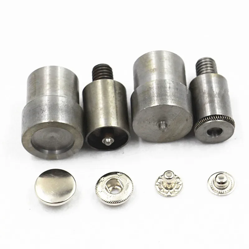 50 set di bottoni automatici a pressione, bottoni in metallo, bottoni a pressione, con strumento di regolazione per vestiti in pelle, diametro 15 mm