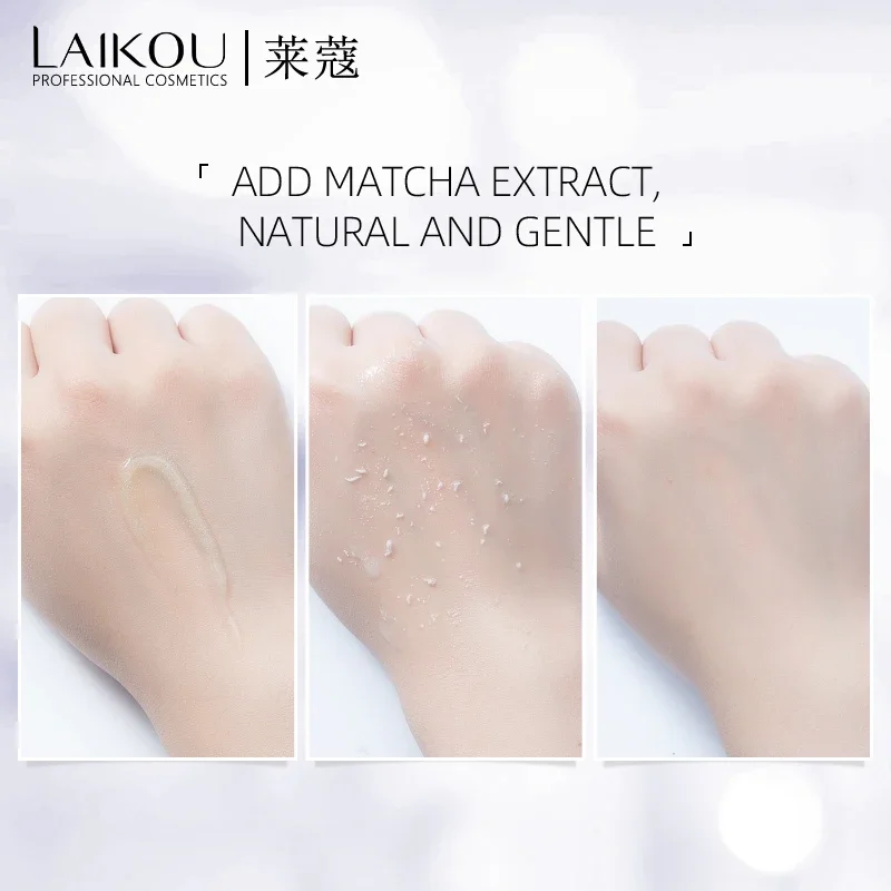 Matcha Facial Exfoliator Face Scrub Removal Natural Organic Face Peeling Exfoliating Gel Moisturizes Scrub Exfoliante Cream