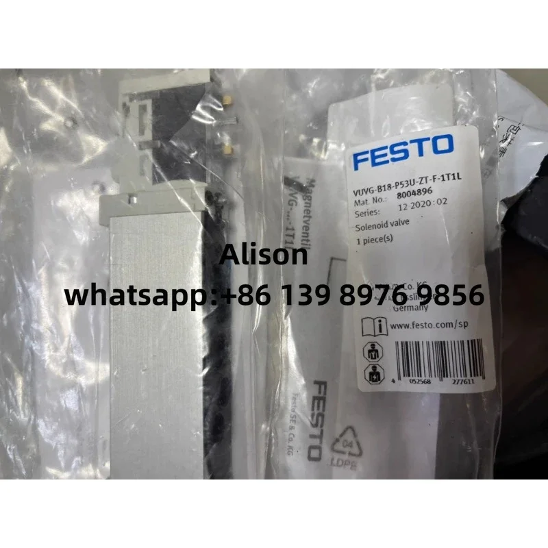 

Электромагнитный клапан FESTO 8004896 VUVG-B18-P53U-ZT-F-1T 1L