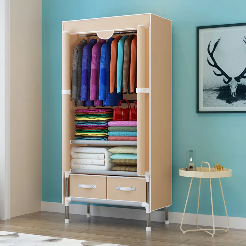 Furniture Simple Wardrobe Thickened Storage Cabinet Fashion Shelves Minimalist Modern storage cabinet cloth wardrobe fabric wardrobe