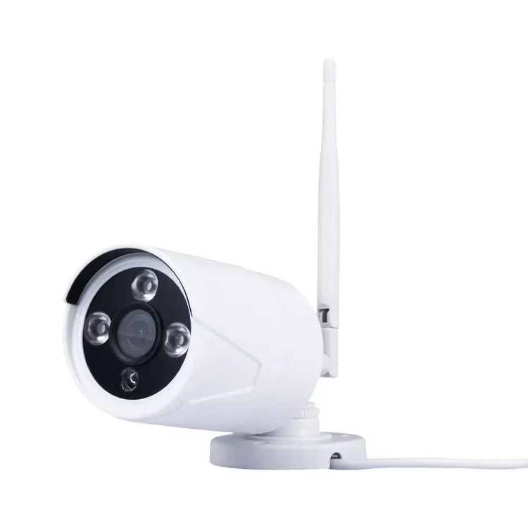 4MP 방수 보안 카메라 시스템 와이파이 감시 네트워크 무선 와이파이 NVR 키트 실외 카메라