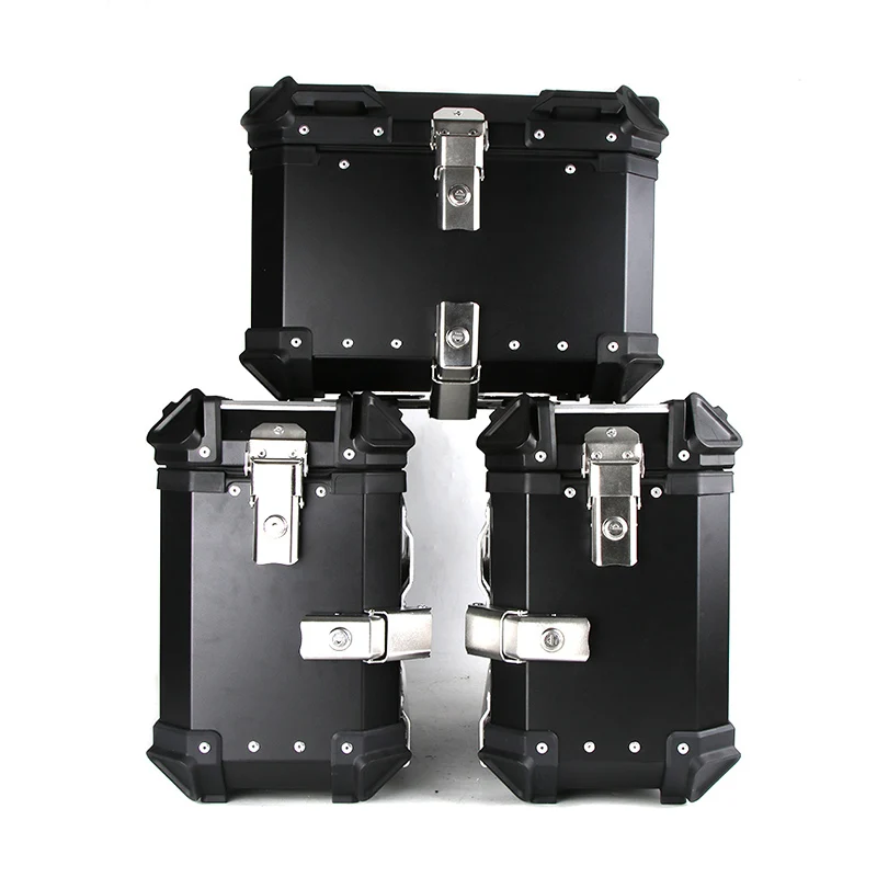 

BKS 45L+38L side box accesorios para motos motorcycle parts & accessories alloy top case trunk box tail boxes