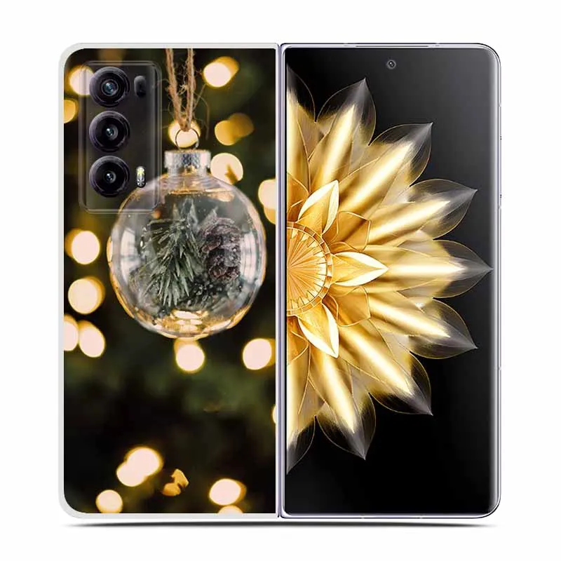 Christmas Cute Clear Hard Plastic Back Cover - Cartoon Design
