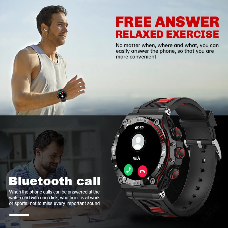 Reloj Inteligente,smartwatch Deportivo Impermeable Bluetooth