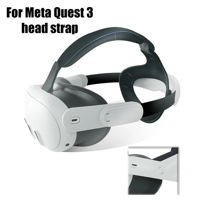 Adjustable Head Pad For Meta Quest 3 Comfort Head Strap Replacement Elite  Strap For Quest 3 Headband VR Accessories - AliExpress