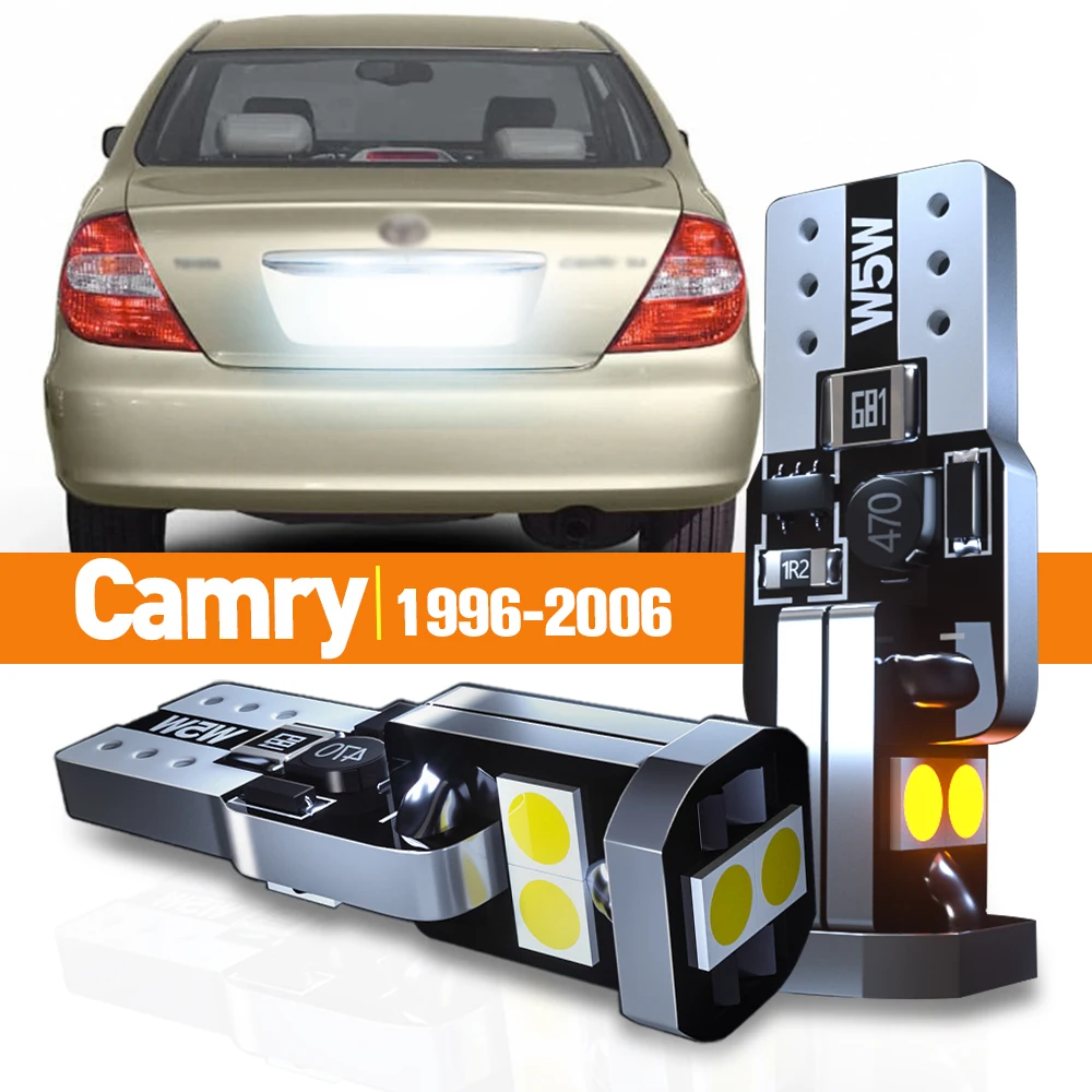 

2x LED License Plate Light For Toyota Camry 1996-2006 1997 1998 1999 2000 2001 2002 2003 2004 2005 Accessories Canbus Lamp