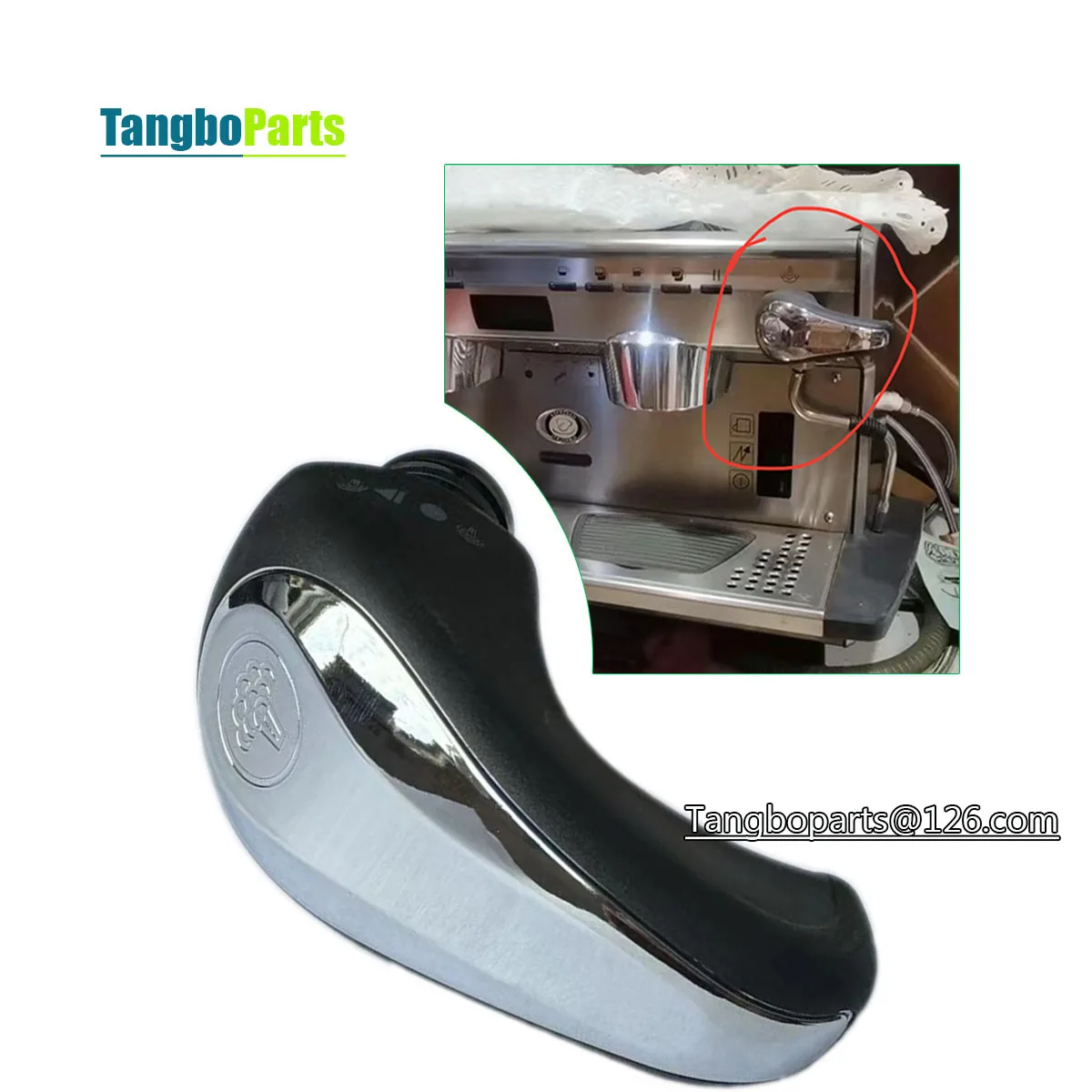 Accessori Per Macchine Da Caffè Maniglia A Leva Con Manopola Dell'Interruttore Della Valvola Del Vapore Per Macchina Per Caffè Espresso Rancio