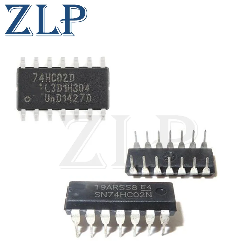 

Новый и оригинальный чип 74HC02D SOP14 74HC02 SOP SN74HC02DR SOP-14 SN72HC02 SMD 74HC02N DIP-14 SN74HC02N, 20 шт./партия