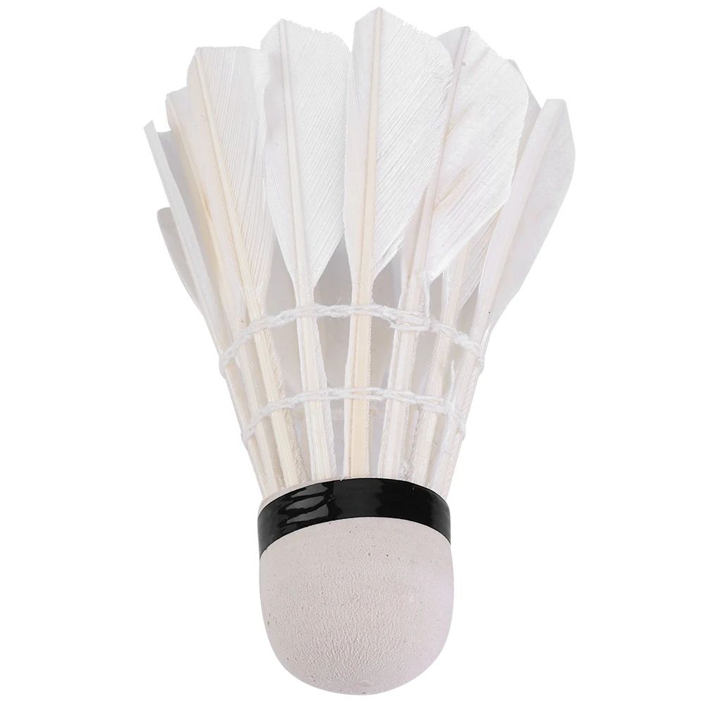 Good Elasticity Badminton Balls Advanced Goose White Shuttlecock Good Strength Family Casual Playing for Practice Home