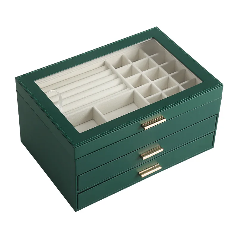 

Jewelry Casket High Capacity Jewelry Box Multifunction Makeup Storage Makeup Organizer Beauty Travel Box Jewelry Organizer