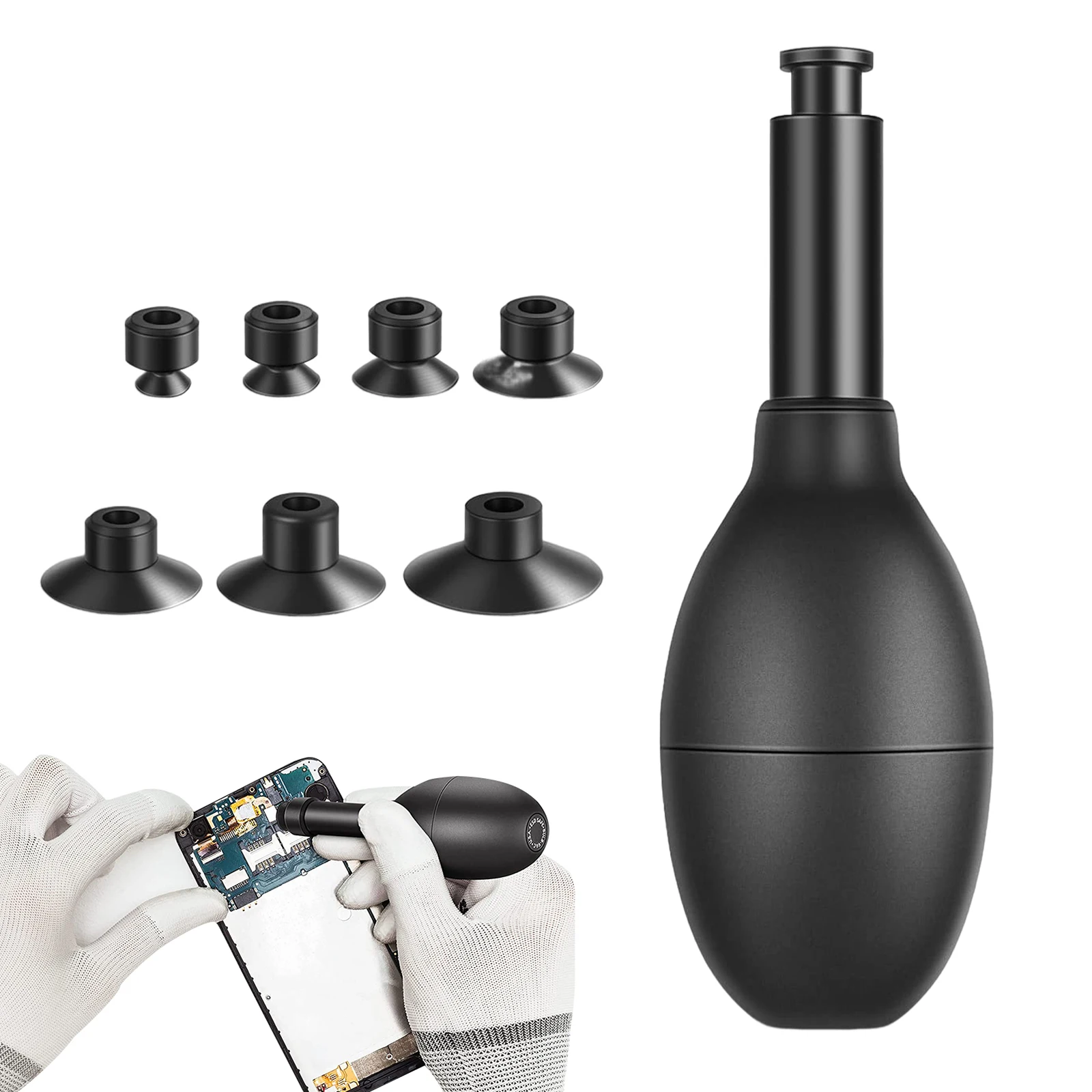 Lens Sucker Kit Long Anti-static Pen Strong Suction Manual Vacuum Suction Pen Lens Puller Repair Tool lens sucker kit