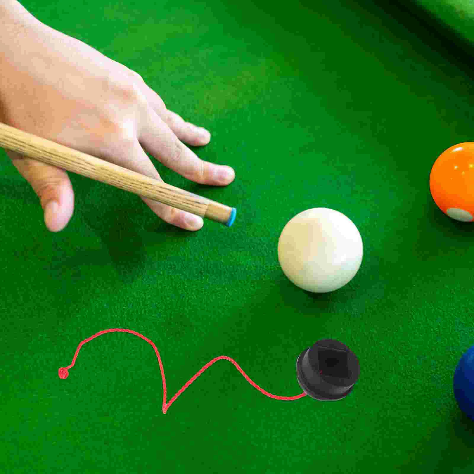 Durable Rubber Cover Chocolate Chalk Holder Protective Case Snooker Cue Accessories Billiard Supplies Tool Entertainment For Snooker Billiards