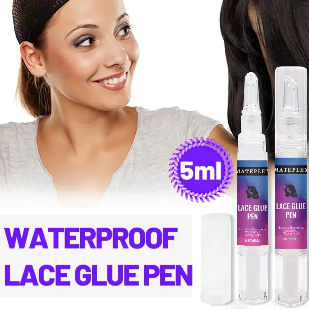 5Pcs/Lot Wig Glue Pen Waterproof Travel Wig Installation Kit Set Portable Lace Adhesive Glue Hair Accessories for Frontal