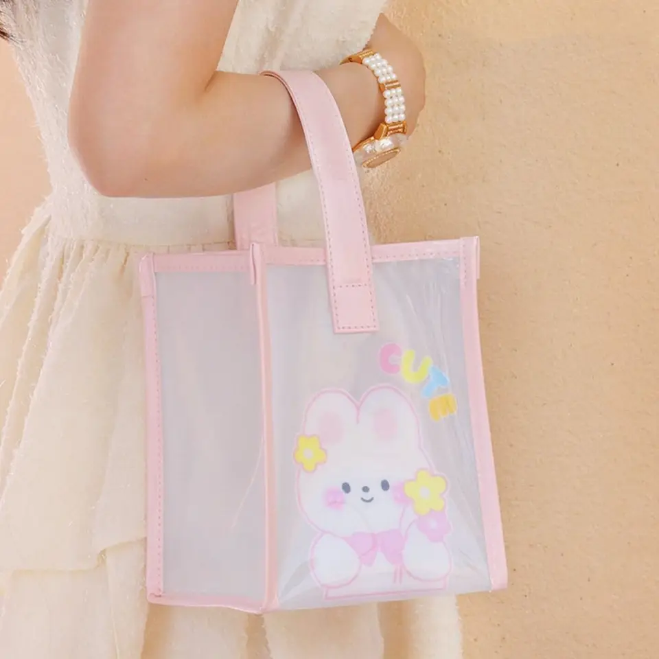 Borsa di gelatina trasparente olografica borsa di design da donna in