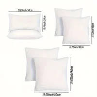 Coussins d'oreiller 2 pièces, coussin de canapé doux et Durable, Inserts d'oreiller moelleux, pour salon, canapé-lit, décoration de la maison 4