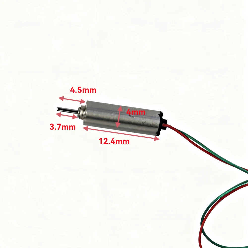 Moteur sans noyau 412 4x12mm 3.7V 60000tr/min pour Drone RC - Lot de 5