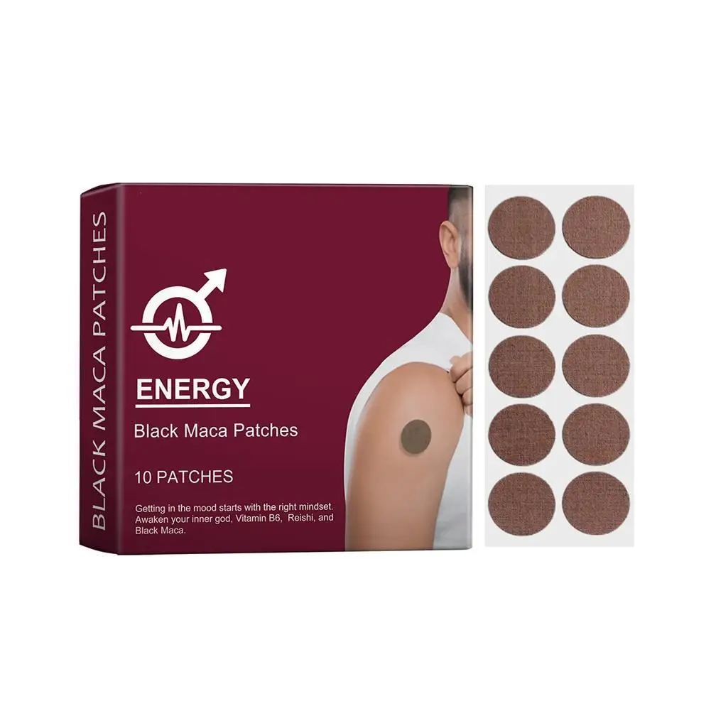 Korean Red Ginseng Root Transdermal Patches 10 Patche For Energy Performance Immune Body Care Patche